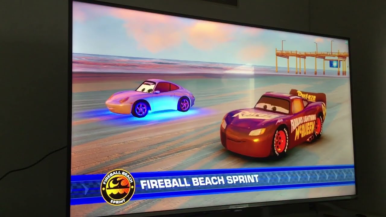 UP ALONG SIDE IS THE FABULOUS LIGHTNING MCQUEEN & HIS TEAM | Cars 3 - Driven To Win - 2.0 - Part 2
