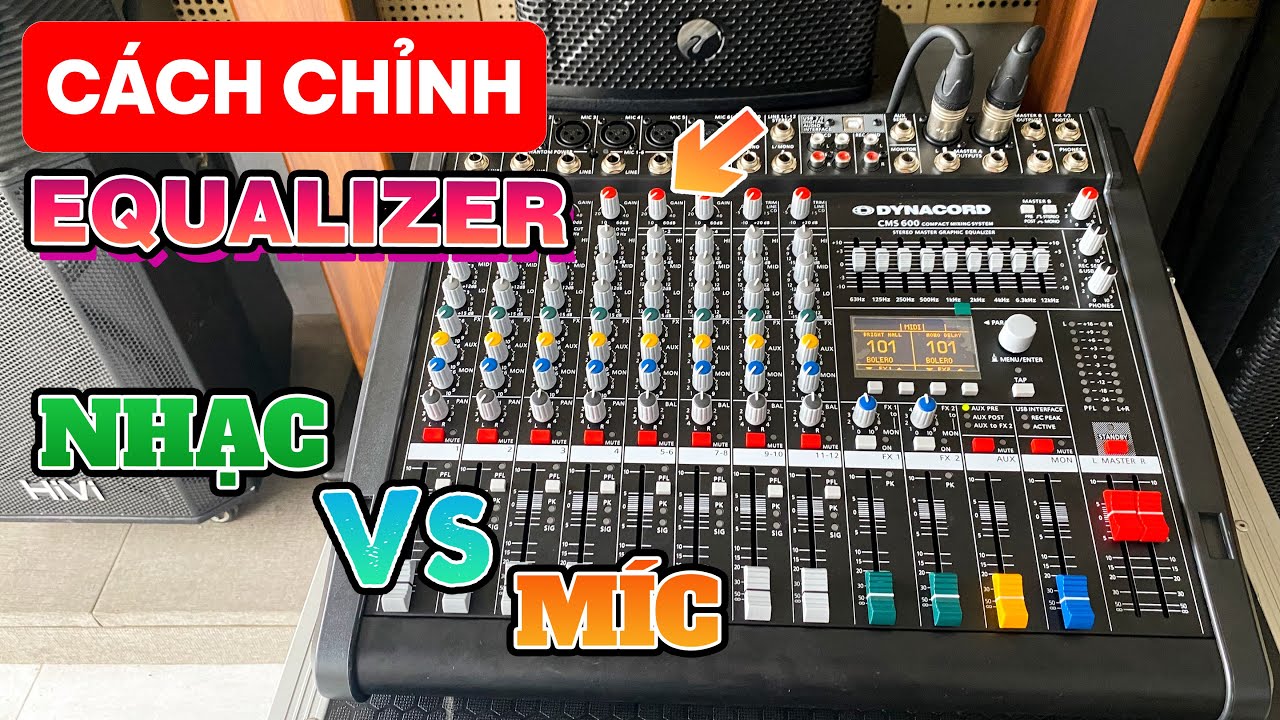 HƯỚNG DẪN chỉnh Equalizer DỄ HIỂU NHẤT trên bàn Mixer Dynacord P3 | Khang Phú Đạt Sound & Lighting
