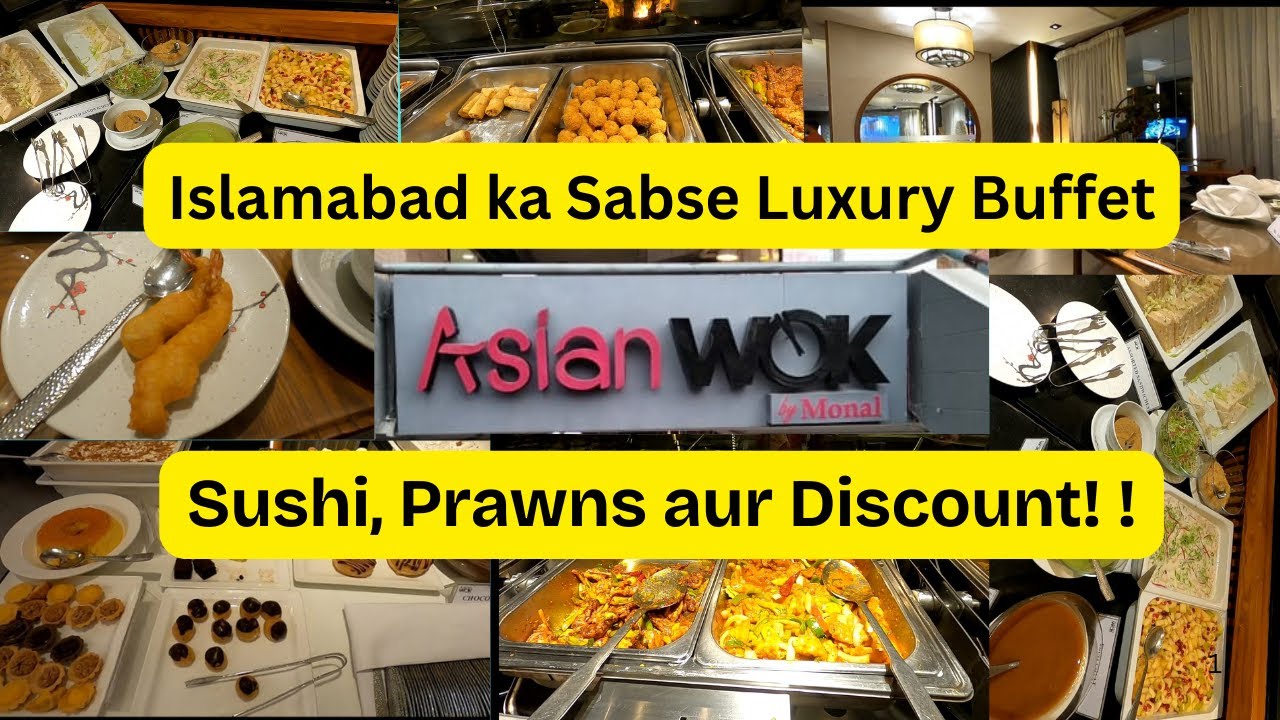 Islamabad ka Sabse Luxury Buffet | Sushi & Prawns with Huge Discount! 🦐🍣 @asianwok
