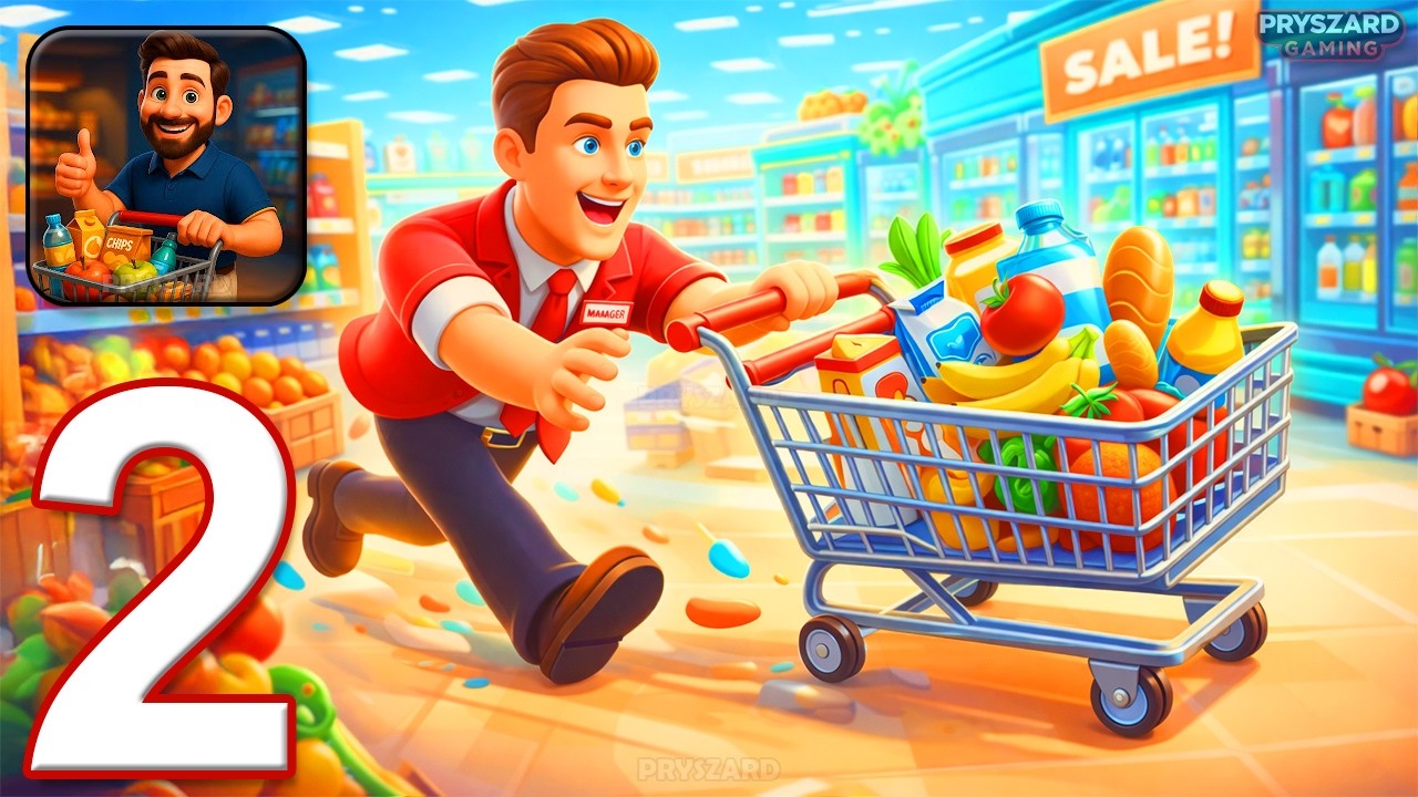 My Supermarket: Shop Rush - Gameplay Walkthrough Part 2 - Supermarket Shop Rush (iOS, Android)