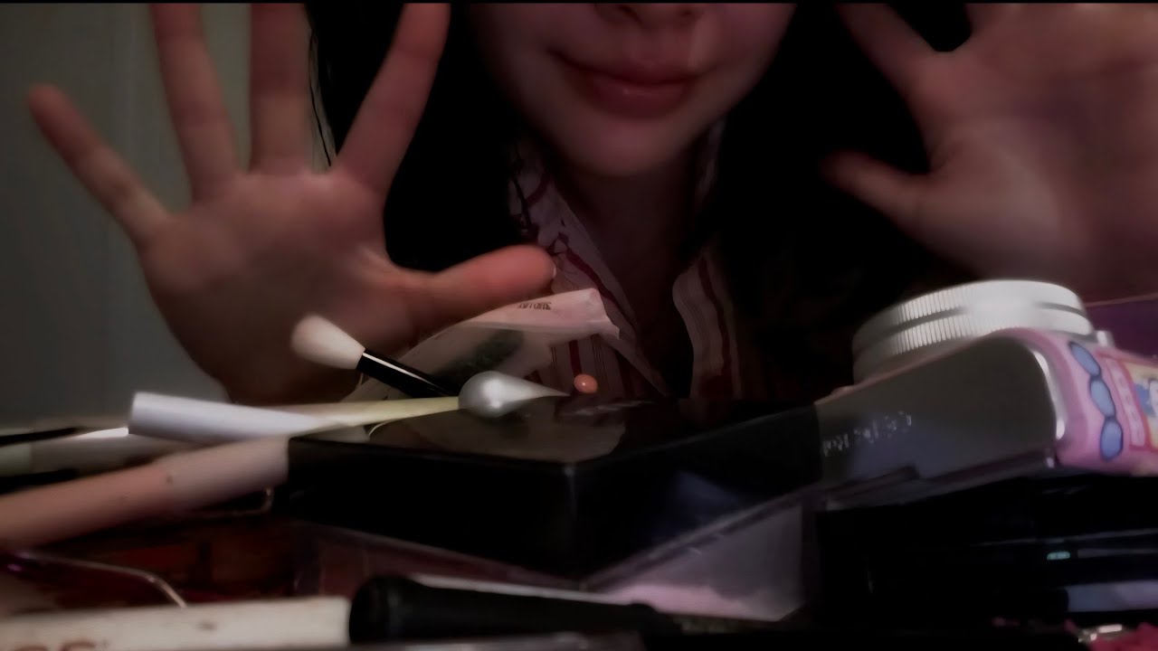 Rough Natural ASMR - Makeup Rummaging & Sorting (lofi, no talking)