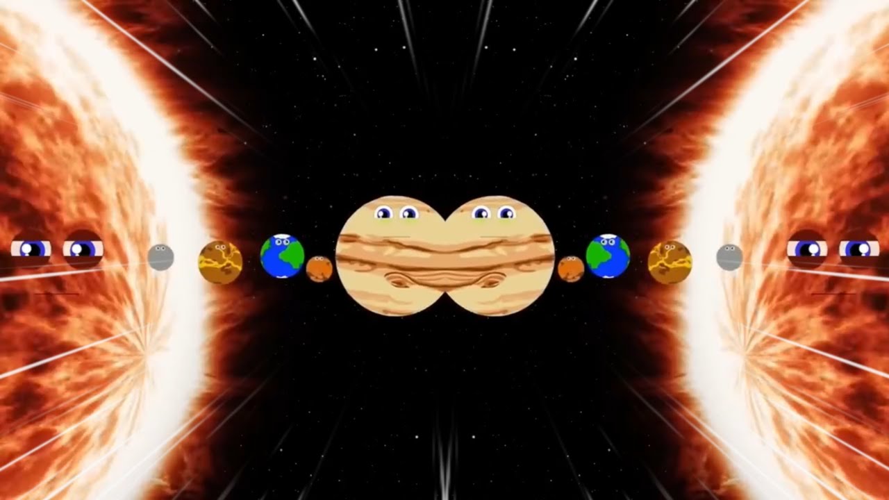 The 8 Planets in the Universe 🌎 🌝 It's around the sun🌞 song