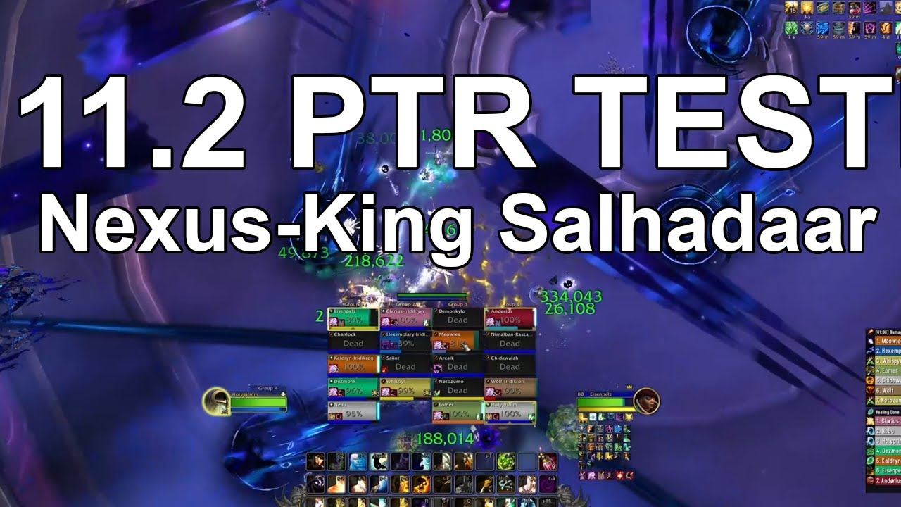 Holy Priest 11.2 PTR Manaforge Sanctum - Mythic Nexus-King Salhadaar Testing