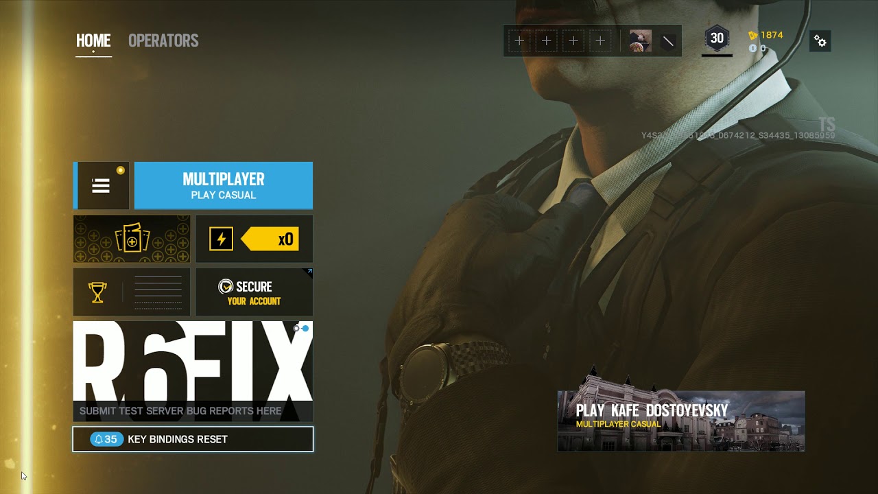 Tom Clancy's Rainbow Six Siege: Operation Phantom Sight - Updated Main Menu Animations