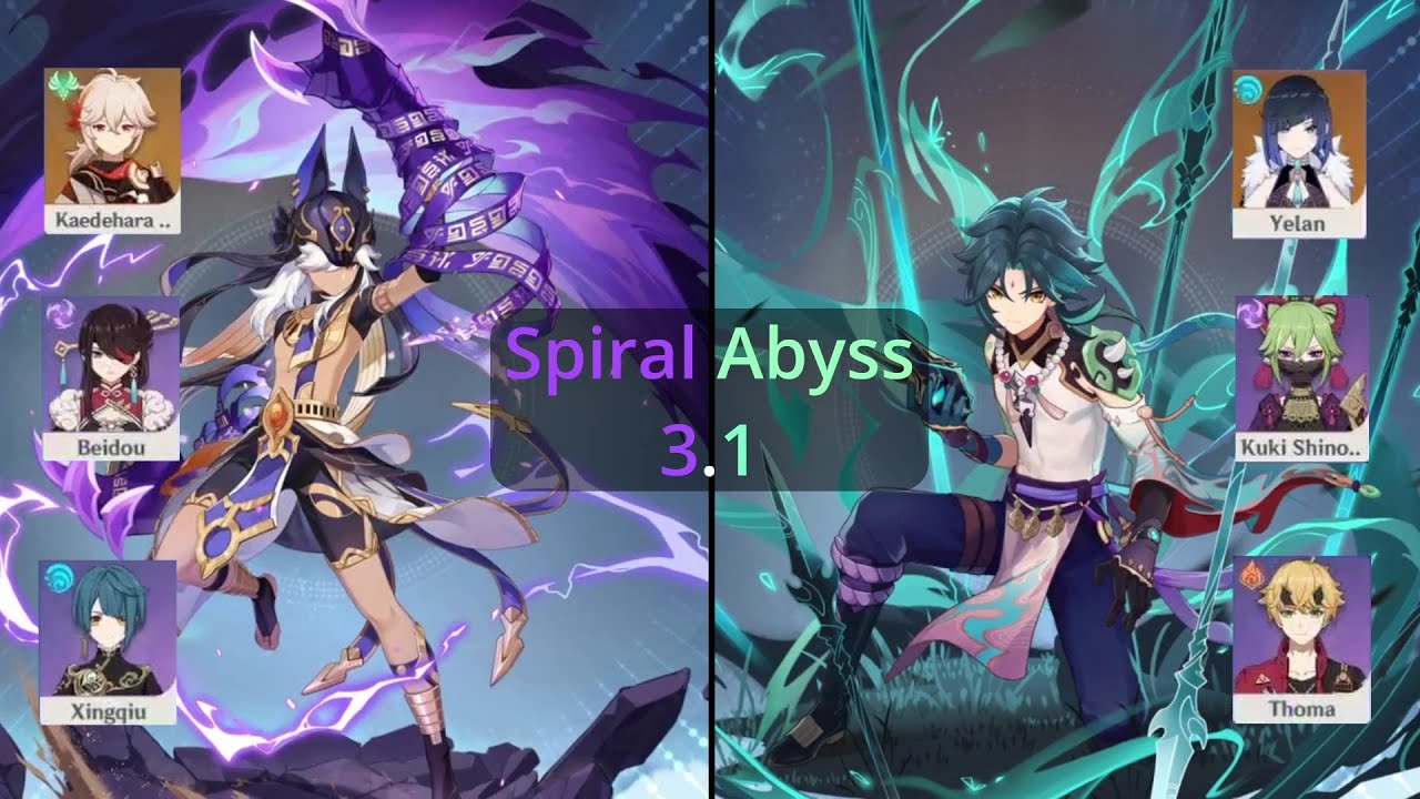 Genshin Impact New Spiral Abyss 3.1 Floor 12 Cyno and Xiao