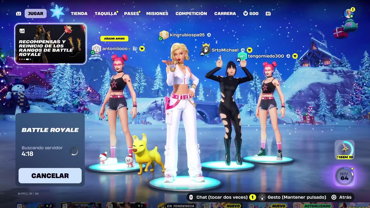 FORTNITE BATTLE ROYALE Jugando CON SUBS