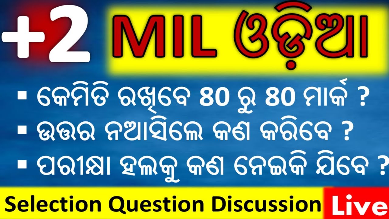 +2 2nd Year MIL  Board Exam 2026 || Question Pattern, Requirment Document & Selection Questions  