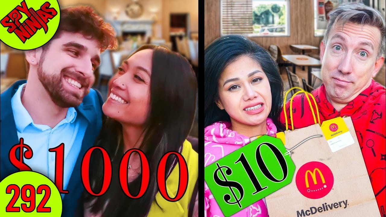 $1,000 vs $10 DATE - Spy Ninjas #292