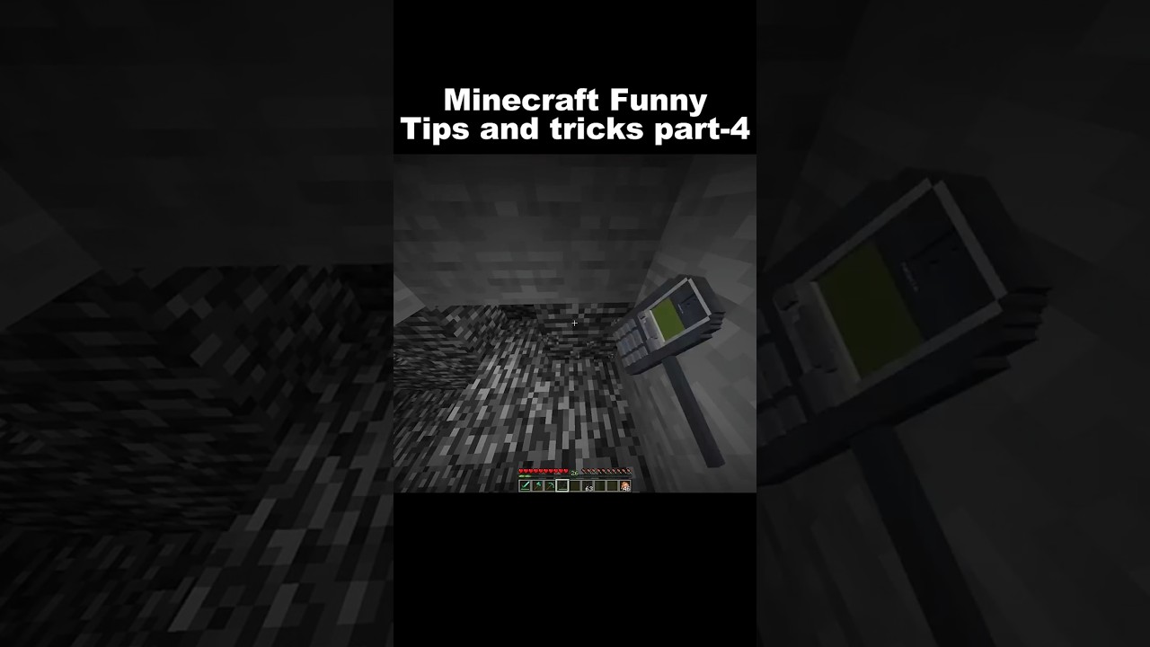 Minecraft funny tips and tricks part-4 #indiangamer #hindigameplay #minecraftfunny #funny