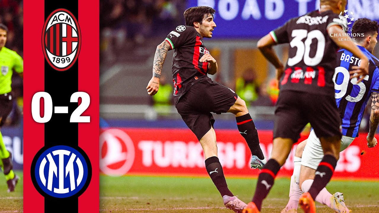 Милан 0-2 Интер | Лучшие моменты #ChampionsLeague
