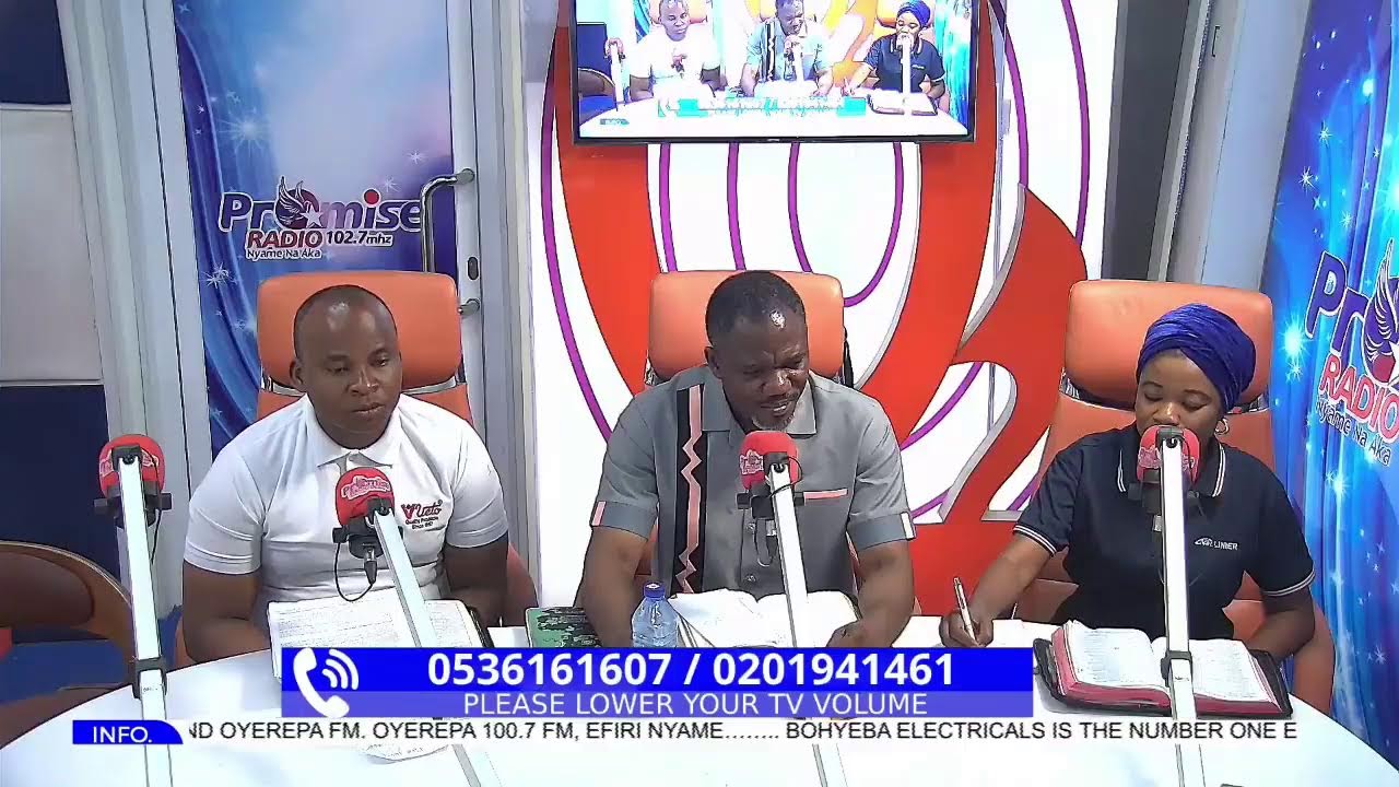 Word & Fire Prayer Ministry is live with Rev. Richard Asamoah on Promise Radio/Tv WHATSAPP 0552775