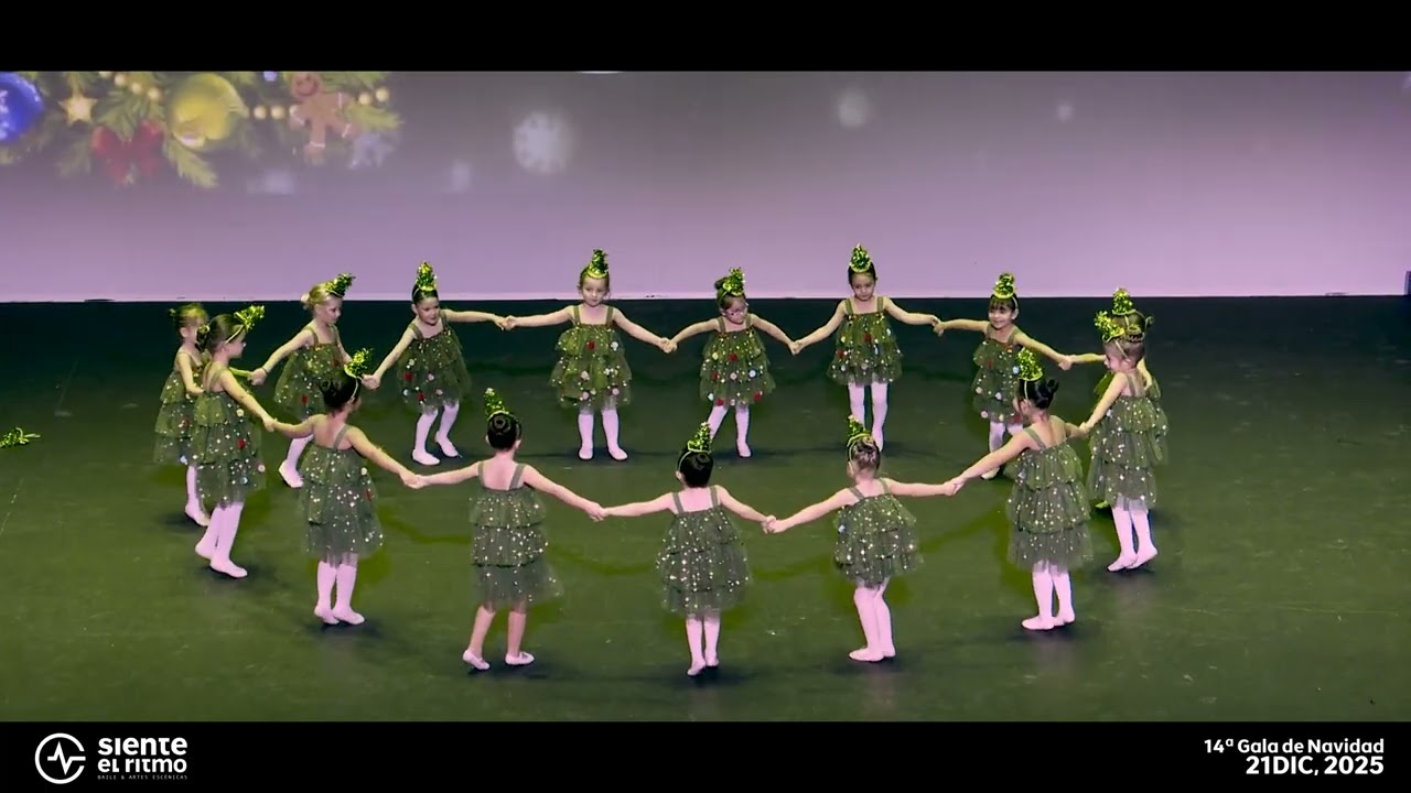 Gala de Navidad 2025 – Siente el Ritmo. Grupo de ballet · Profesora Alejandra Ruiz.