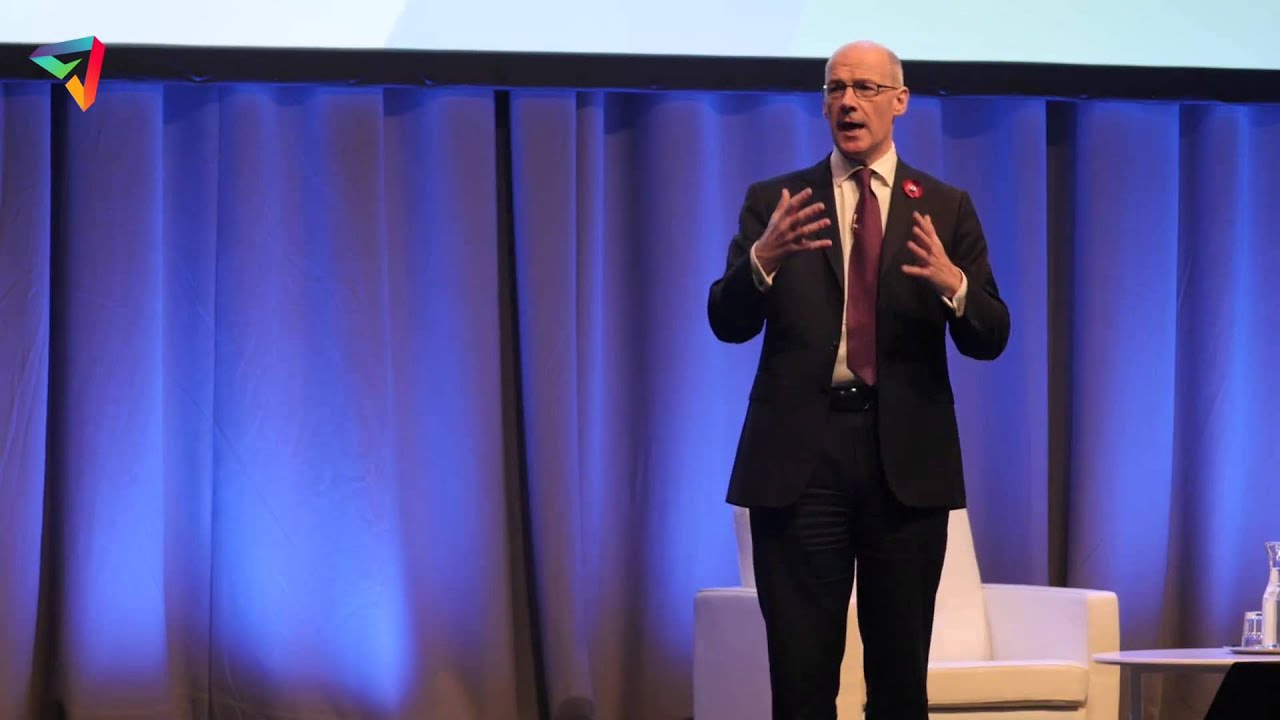 Startup Summit; John Swinney, Deputy First Minister of Scotland