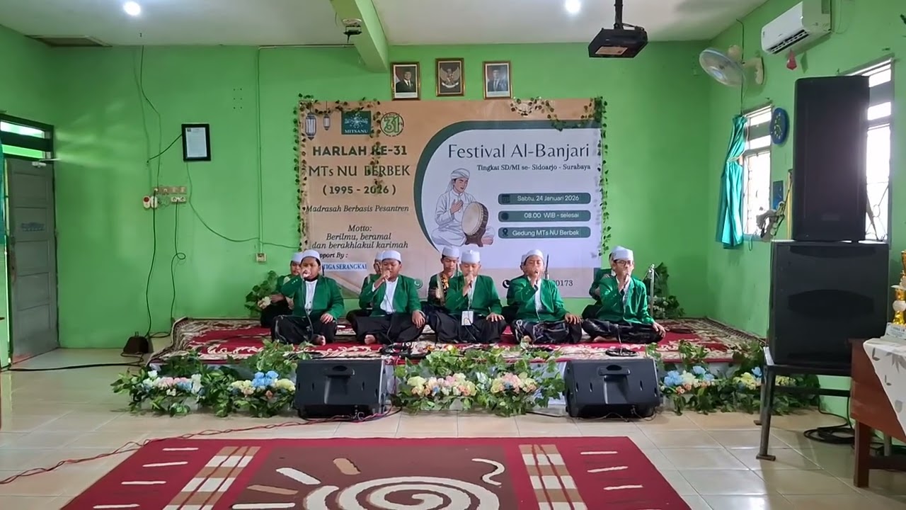 SD AL ISLAH Juara 1 Lomba Banjari - Maula Ya Sholli - 'Abidun | Harlah MTS NU BERBEK