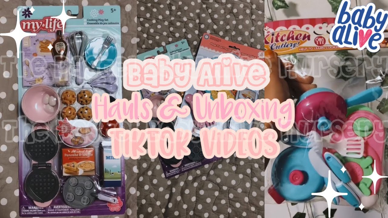 Baby Alive Hauls & Unboxings Tiktok Compilation
