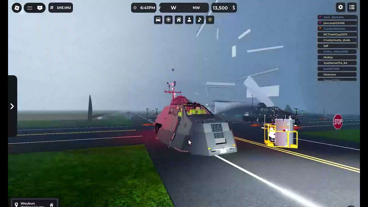 EF-5 tornado stalls over me and @GarbageTrucksInAction  in twisted