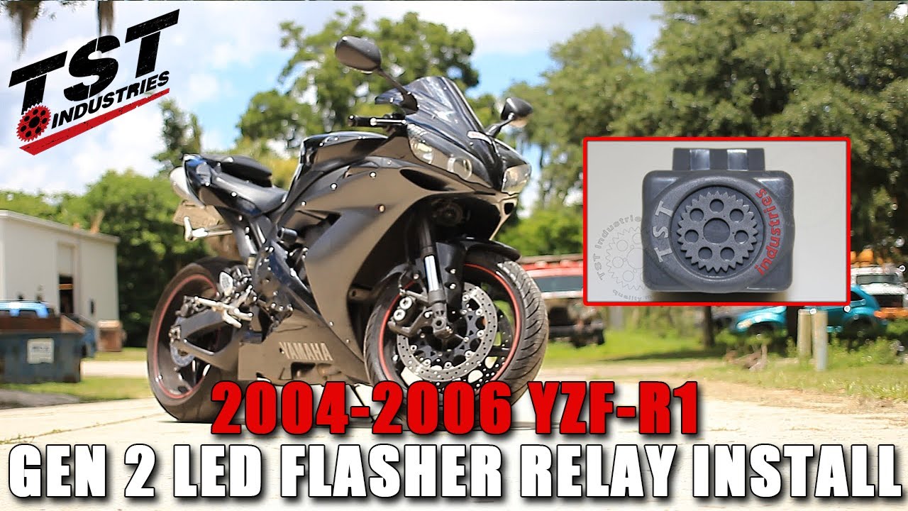 How to: 2004-2006 Yamaha R1 LED Flasher Relay Installation by TST Industries