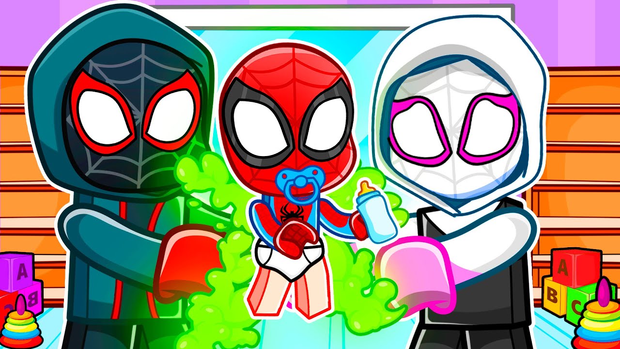 Spiderman Becomes a BABY in Roblox!