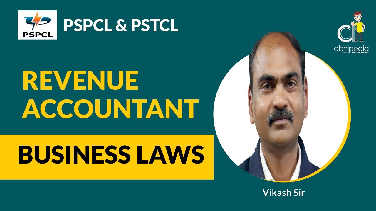 PSPCL Recruitment 2021 | PSTCL | Revenue Accountant | Business Laws | By Vikas Sir