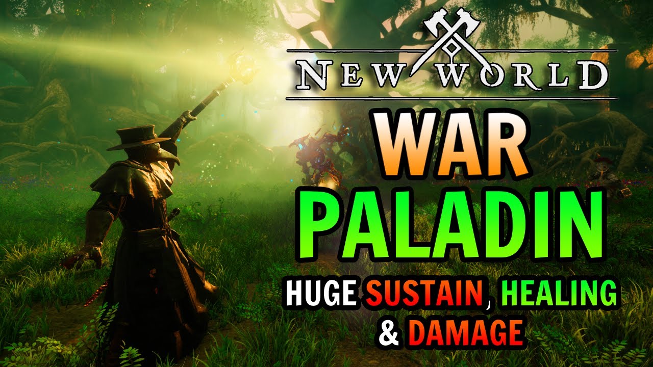 New World War Paladin Full Build - Huge Sustain, Damage & Heals!?