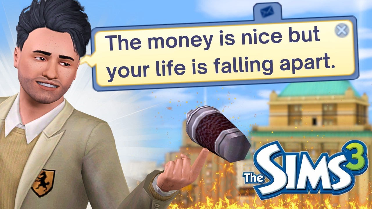 Everything fell apart&hellip; so I panic fixed it (Sims 3 Rags to Riches)