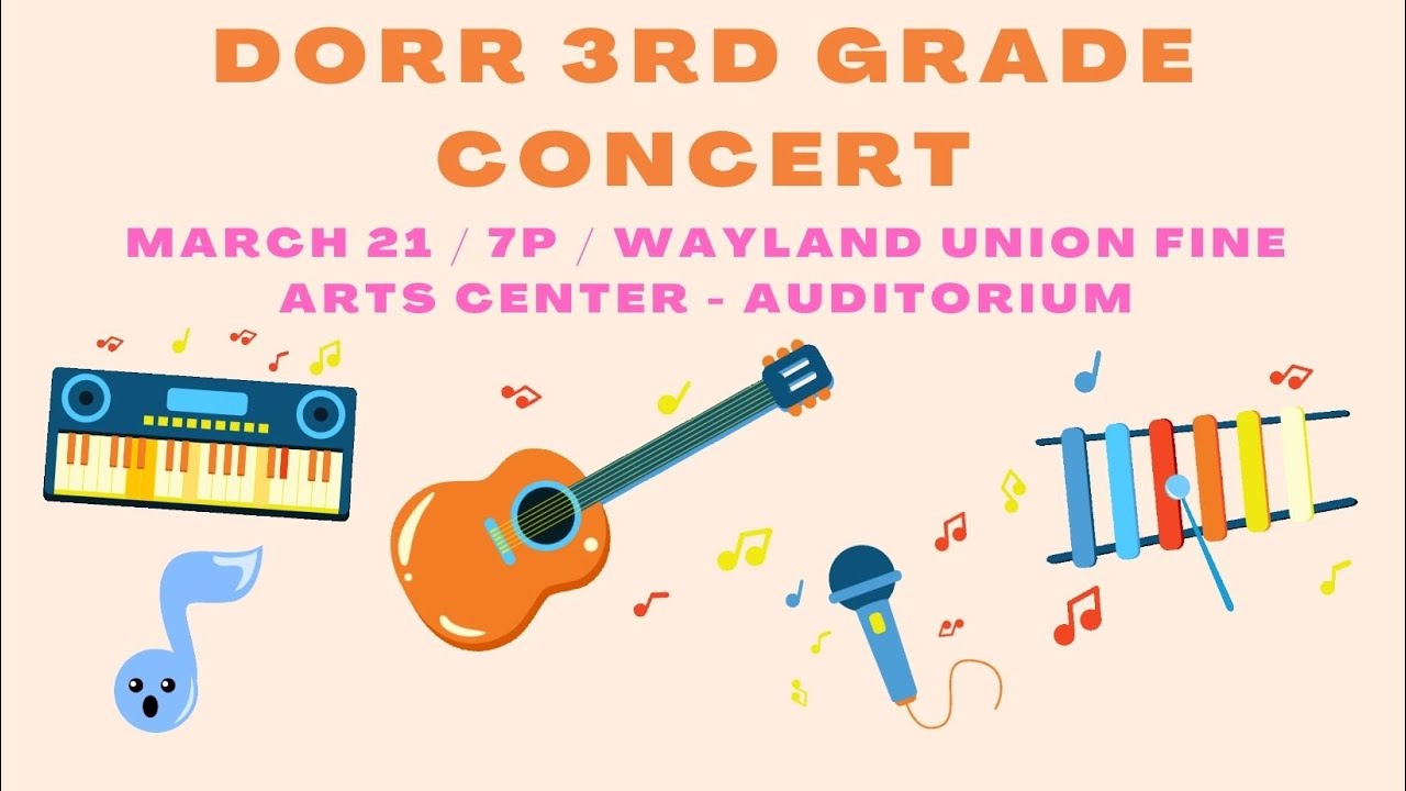 Dorr 3rd Grade Music Concert 2024