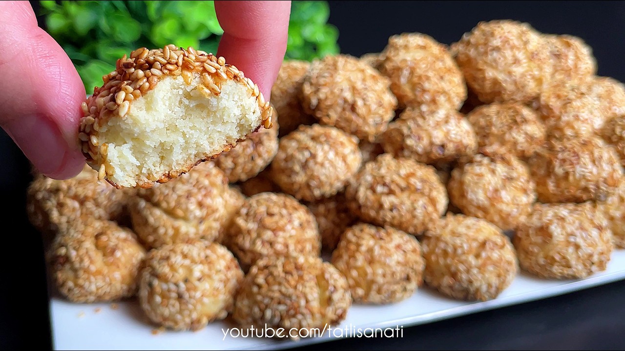 🏆Все, кто его ел, были поражены его вкусом👌Нет ничего вкуснее!😃 Рецепт соленого печенья с кунжутом