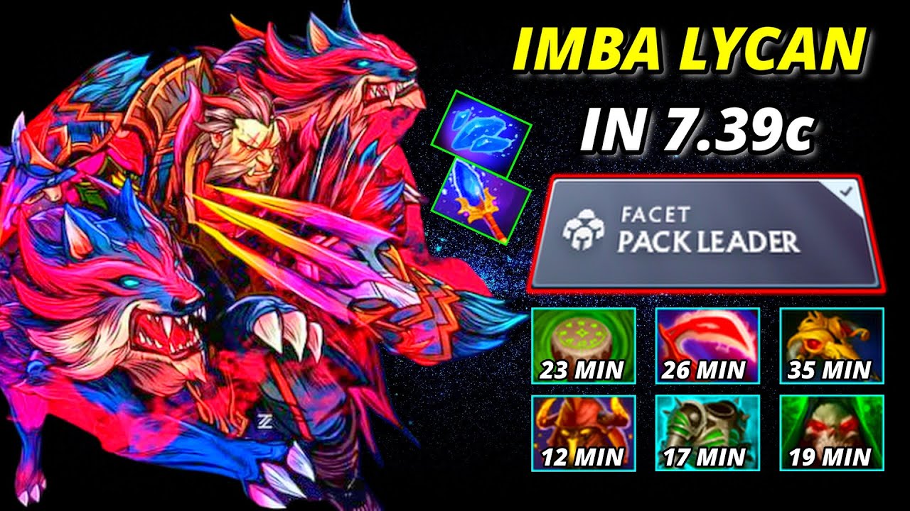 LYCAN MID IS ACTUALLY RARE 🔥| Helm of the Overload + Agh Scepter + Assault Cuirass | IMMORTAL 7.39c
