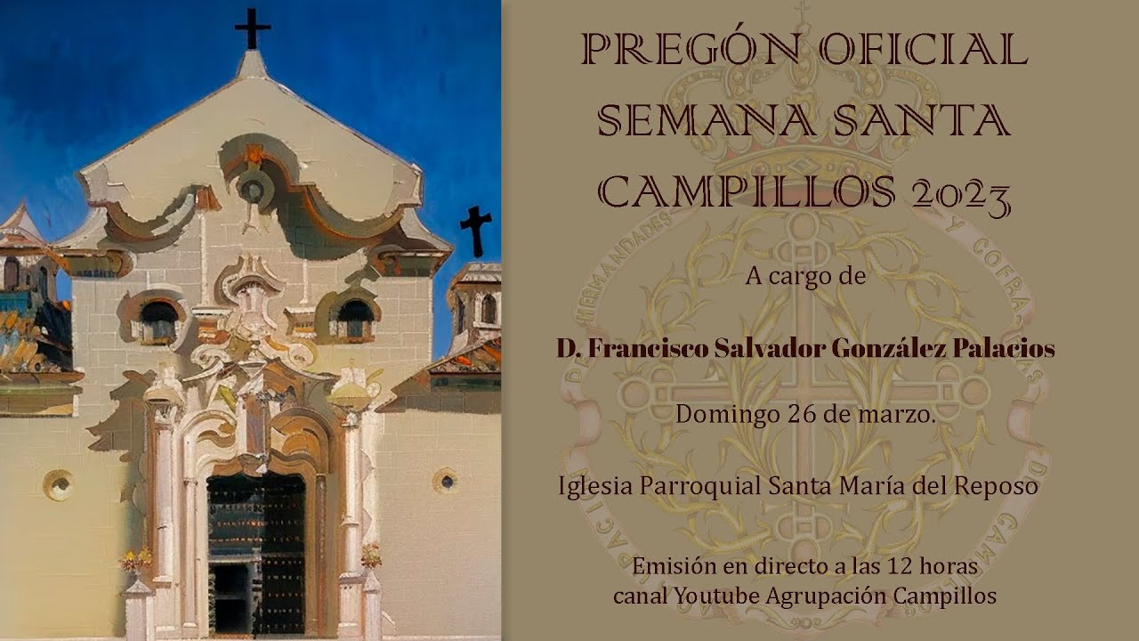 Pregón Oficial de la Semana Santa de Campillos 2023