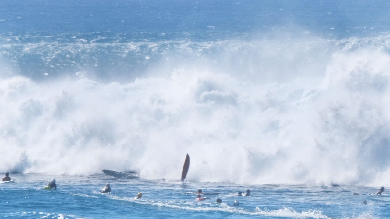 Pipeline Too Big? Pure Carnage from Second Reef | 4K Raw Surf