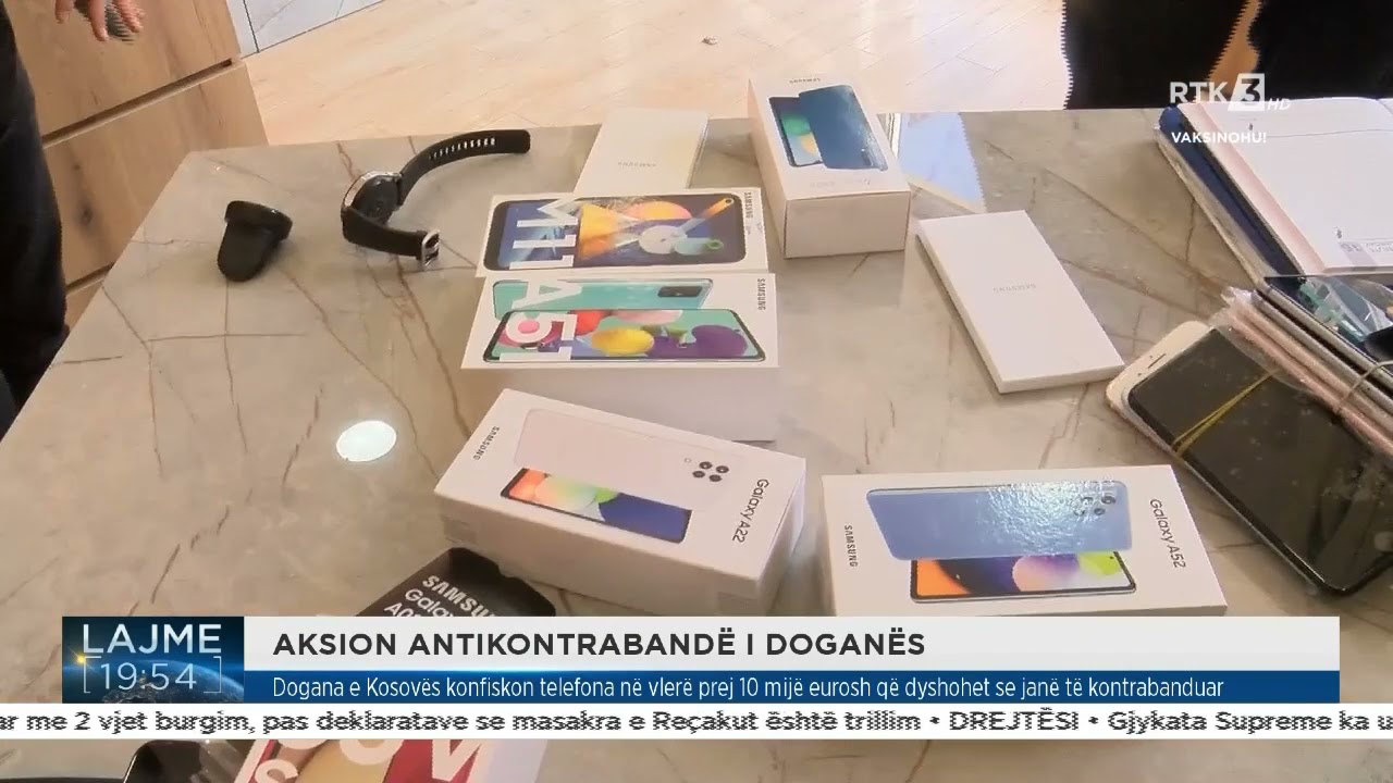 Dogana e Kosovës konfiskon telefona në vlerë prej 10mijë eurosh që dyshohet se janë të kontrabanduar