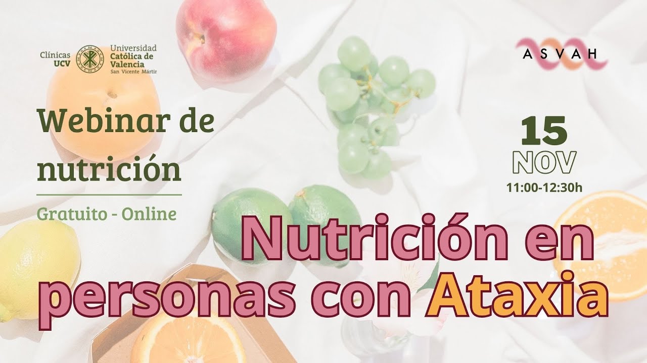 Nutrición en personas con Ataxia