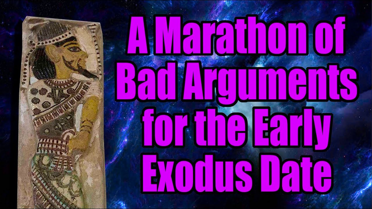 A Marathon of Bad Arguments for the Early Exodus Date