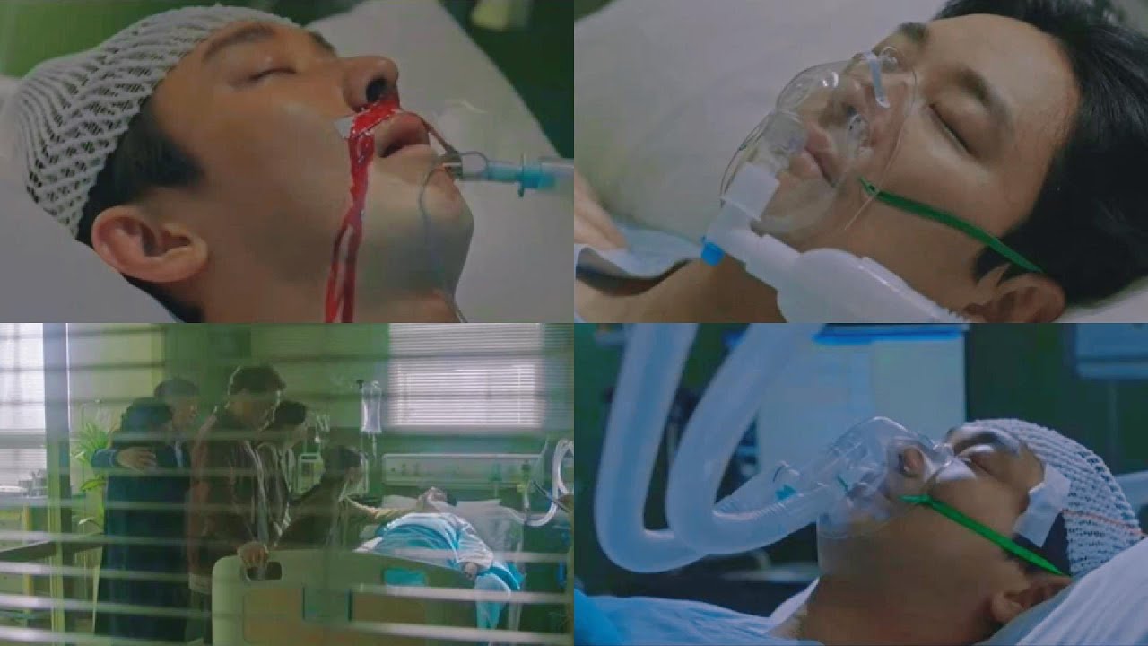 he was dying and had internal bleeding, his condition worsened. sick male lead kdrama hurt nosebleed