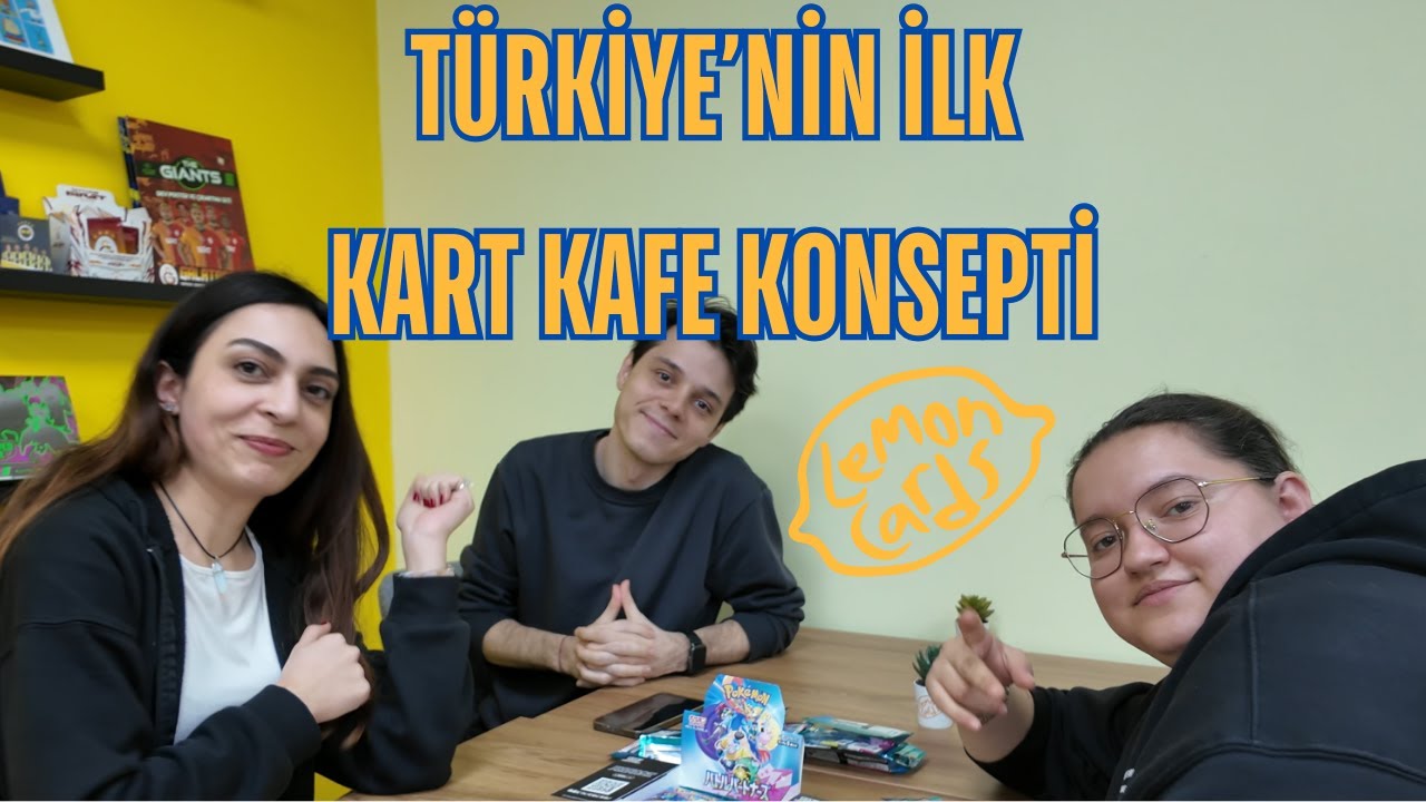 Turkiye'nin İLK TCG KAFESİ!!! Lemoncards Vlog