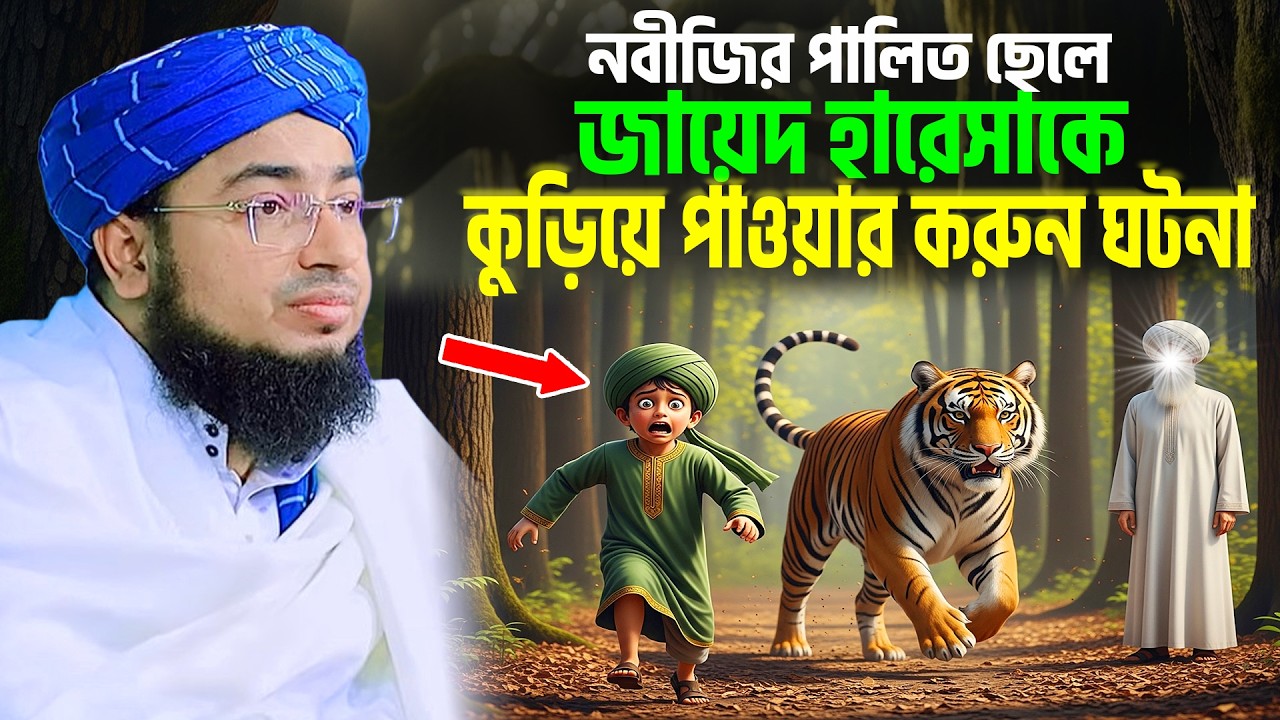 নবীজির পালিত ছেলে জায়েদ বিন হারেসাকে কুড়িয়ে পাওয়ার করুন ঘটনা । mufti jahirul islam foridi