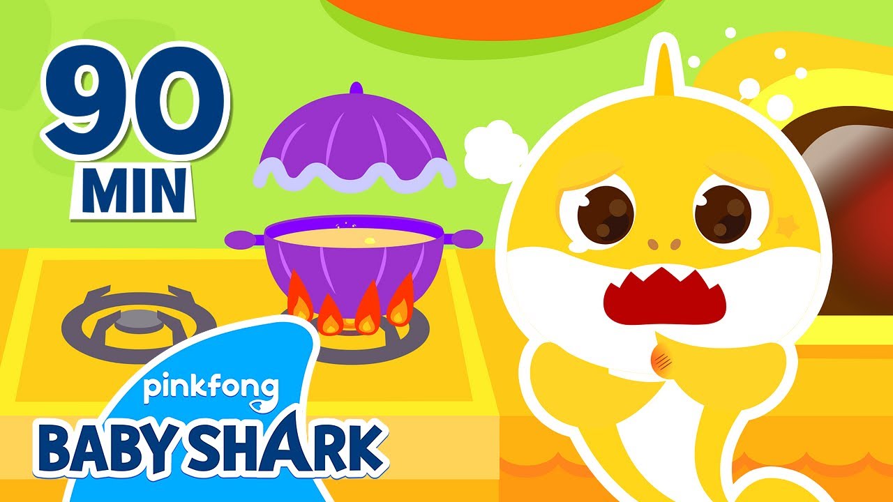 🚨WATCH OUT! Stay away from the Fire | +Compilation | Healthy Habits & Safety | Baby Shark Official