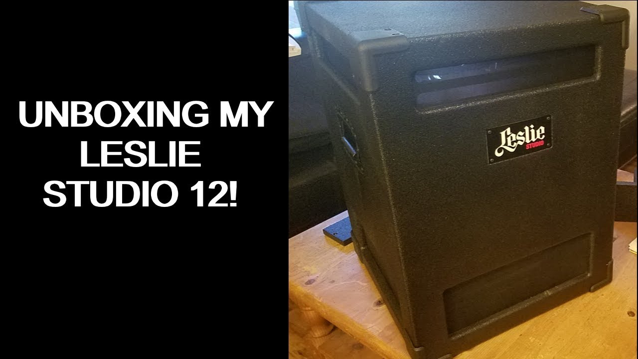 Unboxing my new Leslie Studio 12 speaker! + First Thoughts Vs. Motion sound 145