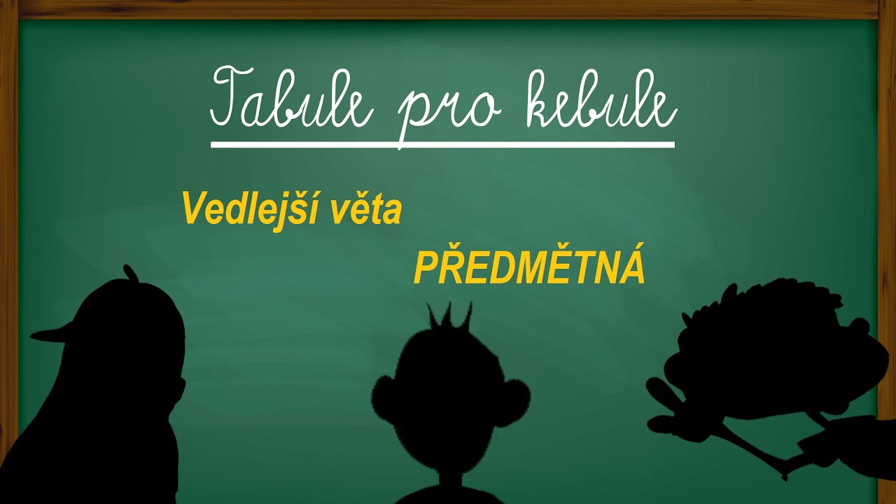 Vedlejší věta předmětná