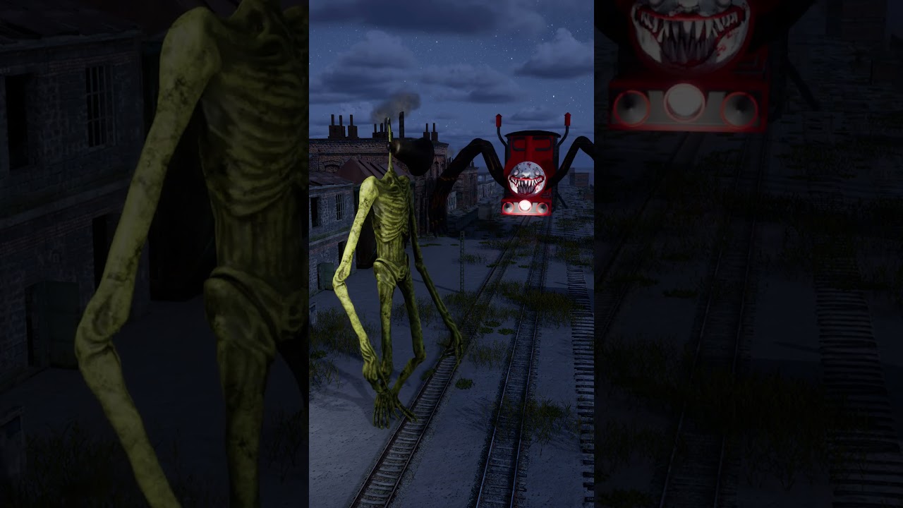 Siren Head против ужаса Choo Choo Charles｜В задней комнате