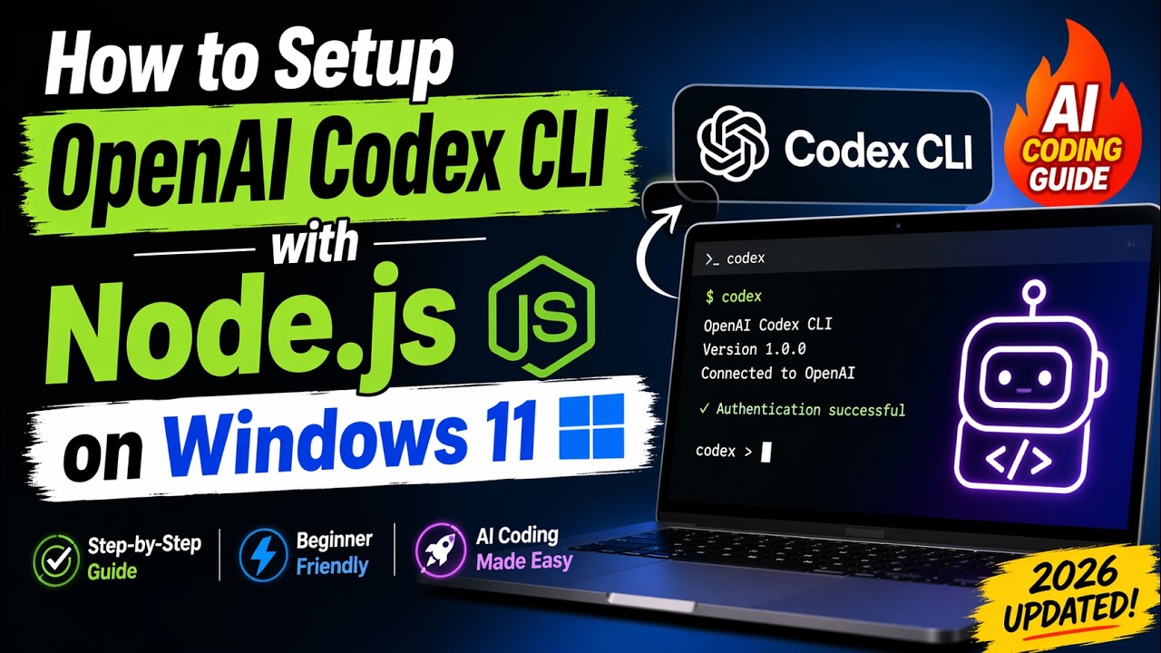 Как настроить OpenAI Codex CLI с Node.js на Windows 11 🔥 Руководство по программированию в област...