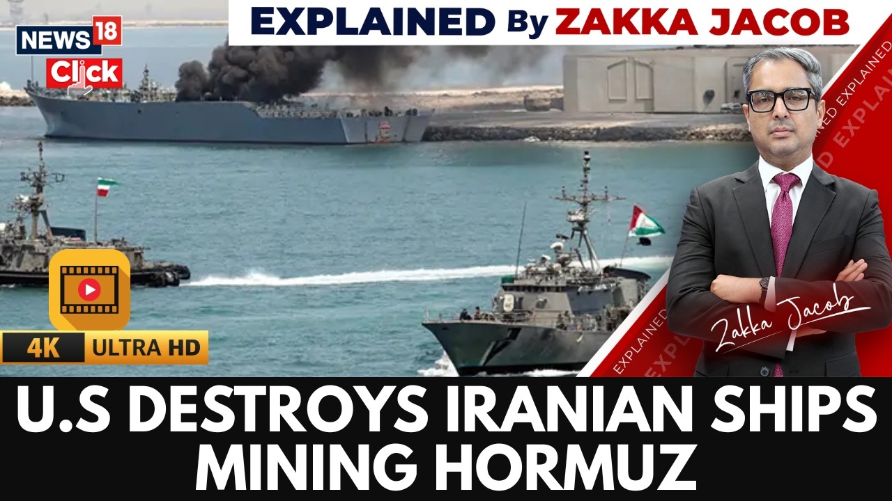 U.S. Strikes Iranian Mine Ships Near Strait of Hormuz As Oil Route Crisis Deepens | 4K