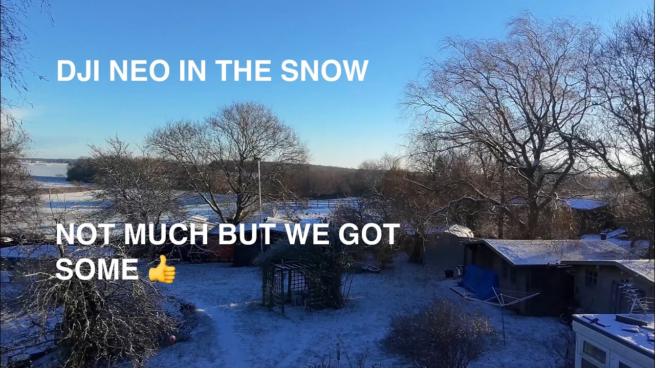 DJI NEO in the Snow flown FPV