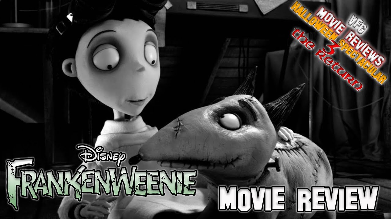 Frankenweenie (2012) Movie Review-VFG Movie Reviews Halloween Spectacular 3 The Return