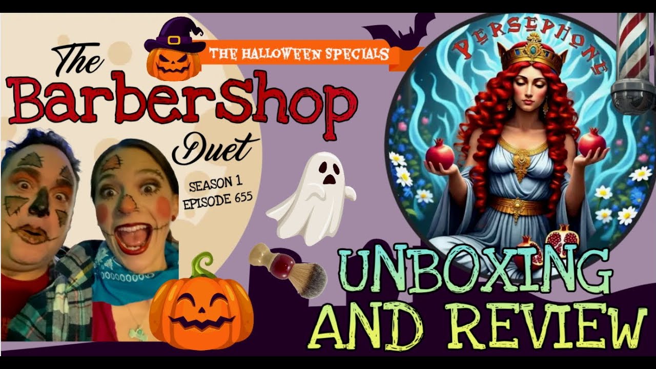 The Barbershop Duet - Persephone Shave Soap by Van Yulay - Unboxing and Review