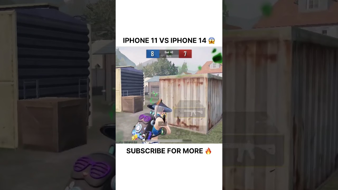 iPhone 14 player challenge me 😈 #shortsviral #shorts #ytshortsindia #yt #bgmi #acidop #bgmivideos