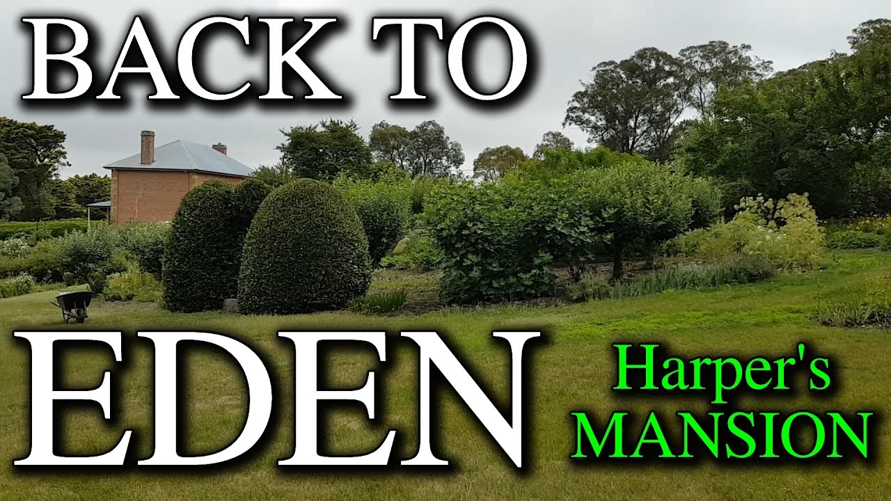 Back To EDEN Harper's Mansion Food Garden Tour