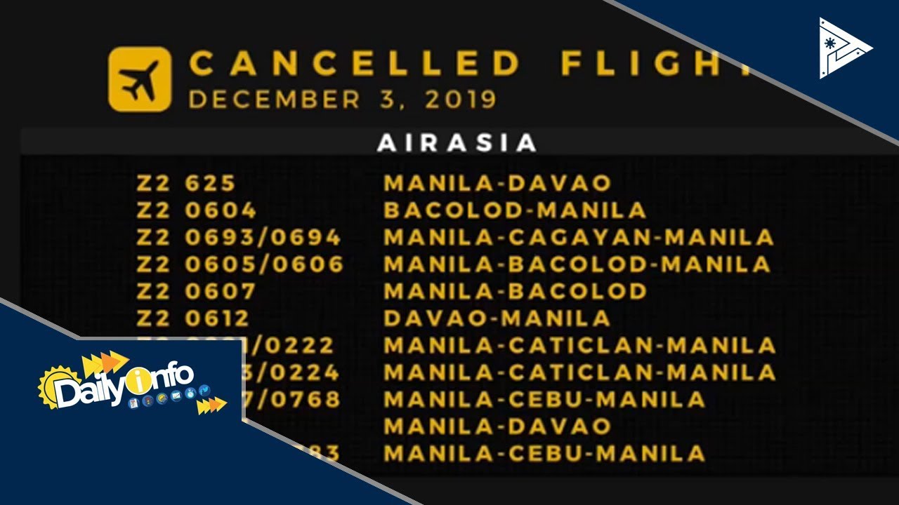 Flight Advisory (December 3, 2019)