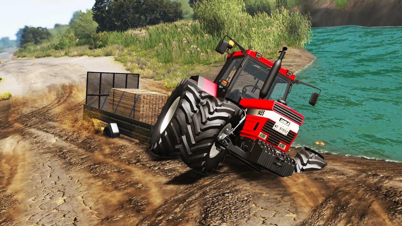 Cars vs Mud Pit #40 | BeamNG.DRIVE