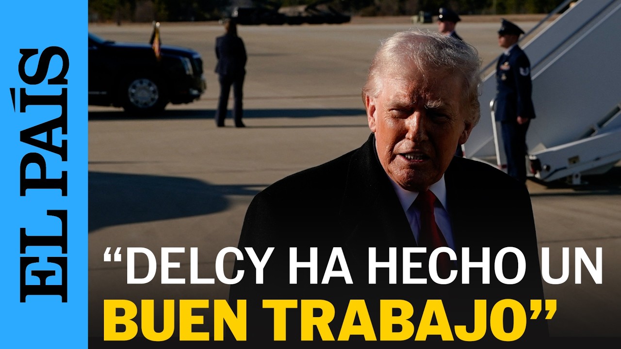 DONALD TRUMP dice que tiene “muy buena” relación con la presidenta de VENEZUELA | EL PAÍS